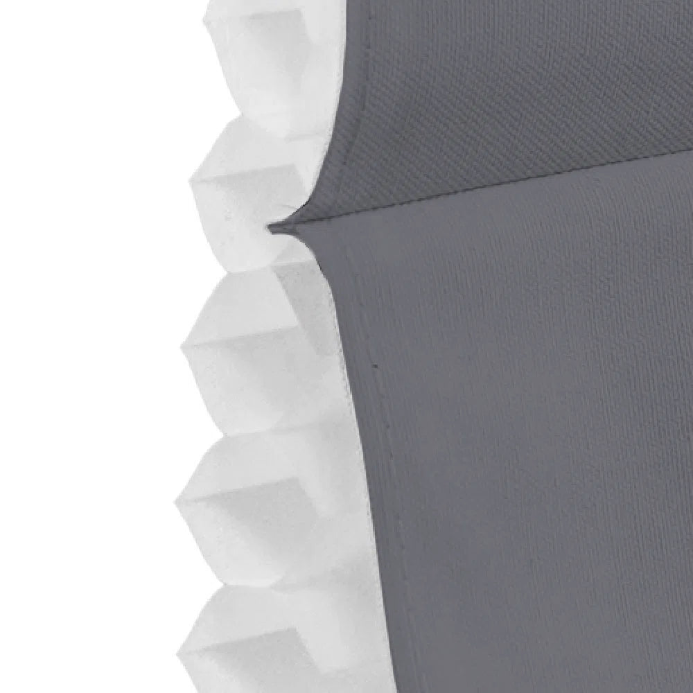 Coursey Cordless Blackout 100% Cotton Roman Shade with Cellular Shade Backing