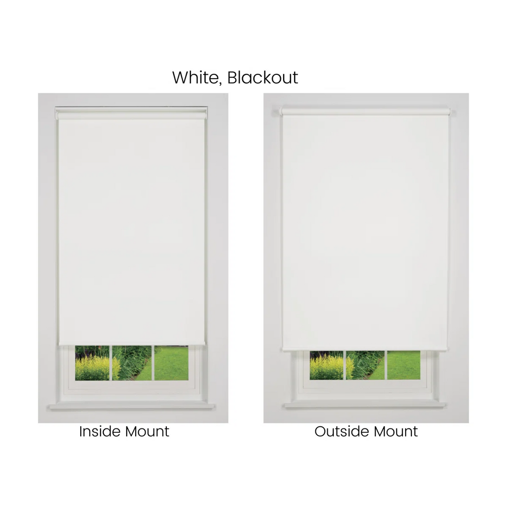 Linen Avenue Cordless Sierra Blackout Roller Shade, (Arrives 1/4" Narrower)