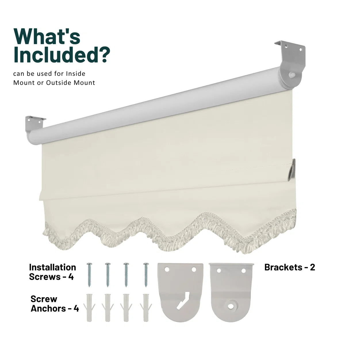 Haverstraw Blackout Vinyl Roller Shade