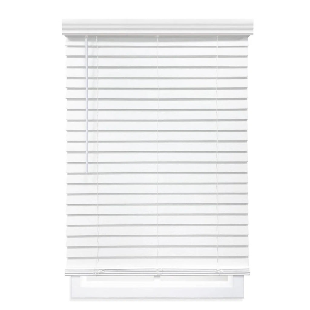 2 inch Room Darkening, Cordless Faux Wood Horizontal/Venetian Blind