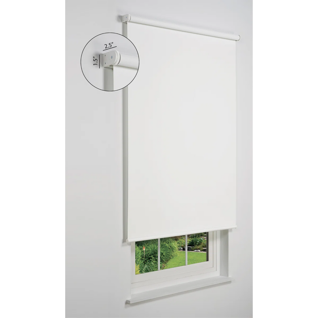 Linen Avenue Cordless Sierra Blackout Roller Shade, (Arrives 1/4" Narrower)