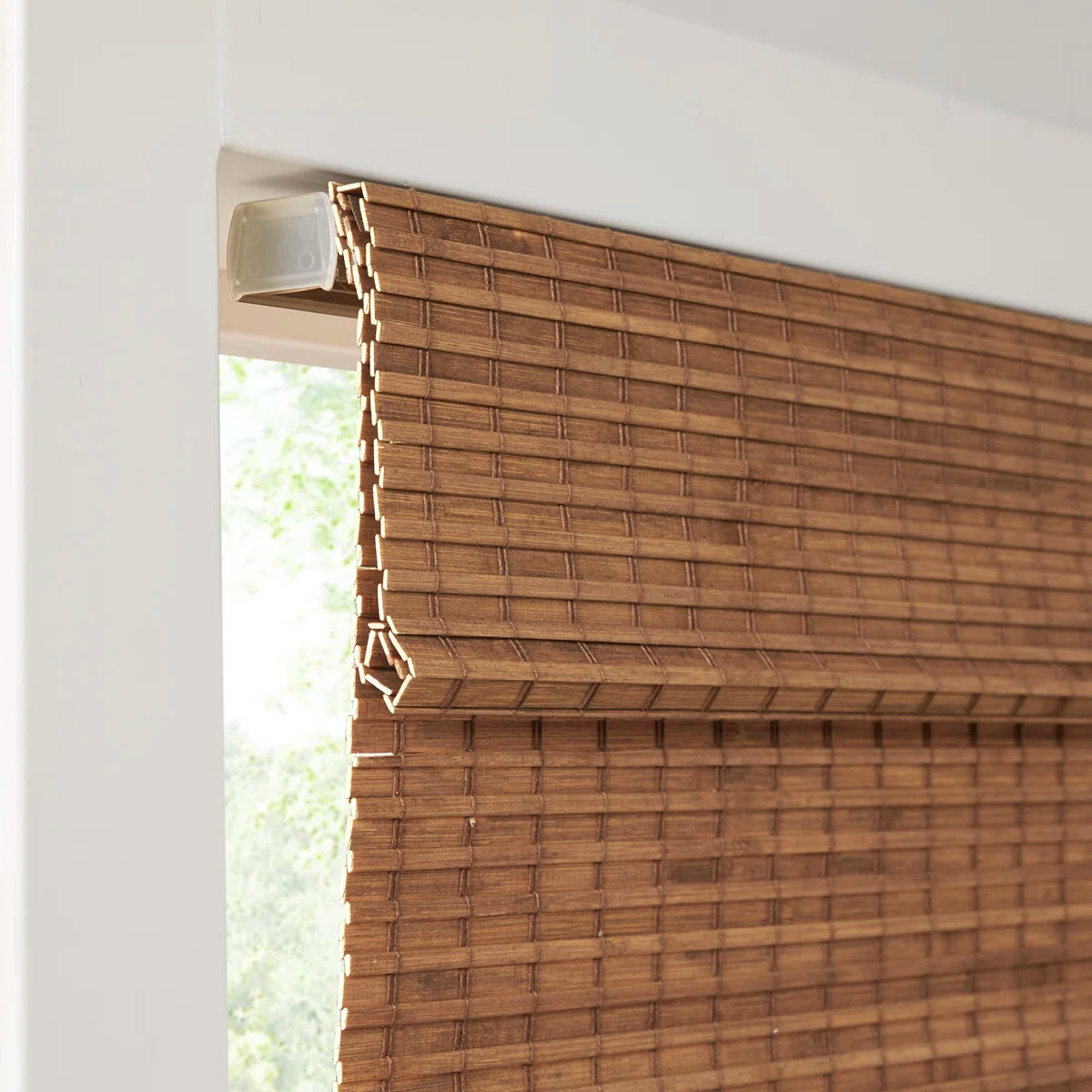 Eastfield Semi - Sheer Bamboo Light Filtering Single Roman Shade 64"L